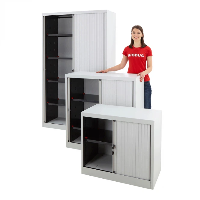 Steel Shutter Roller Tambour Sliding Door File Cabinet