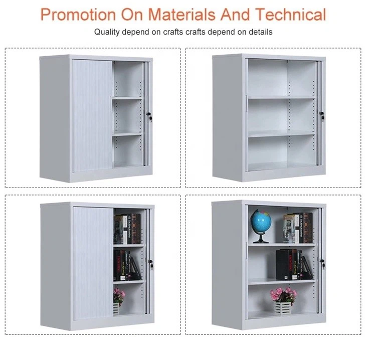 Steel Shutter Roller Tambour Sliding Door File Cabinet